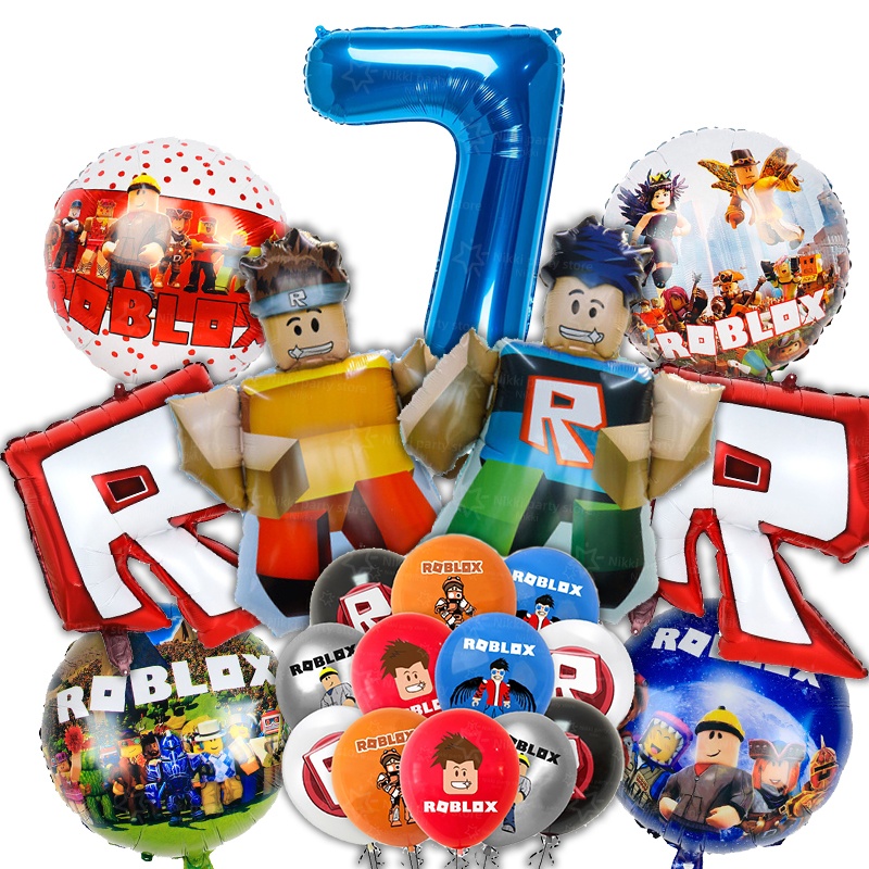 Party Games In Roblox - Roblox Balloons Foil Balloon Birthday Party