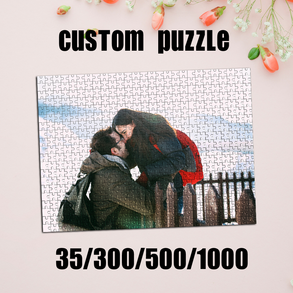 Party Games Birthday - 35/300/500/1000pcs Personalized Custom Photo Puzzle Parent-Child