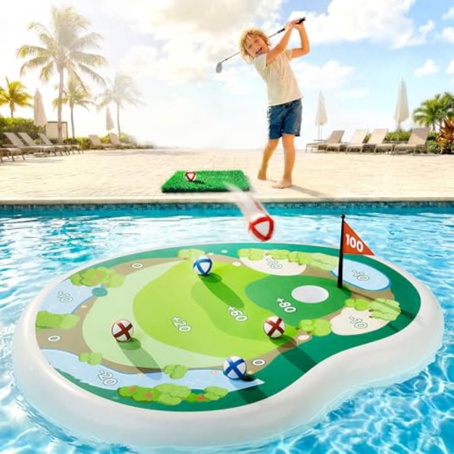 Party Games Summer - Inflatable Golf Pool Toys, Fun Swimming