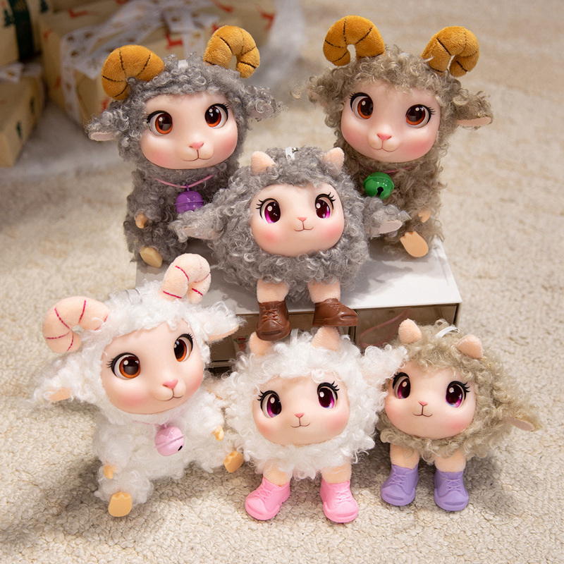 Party Games Birthday - Kawaii Lamb Plush Toy Soft Vinyl