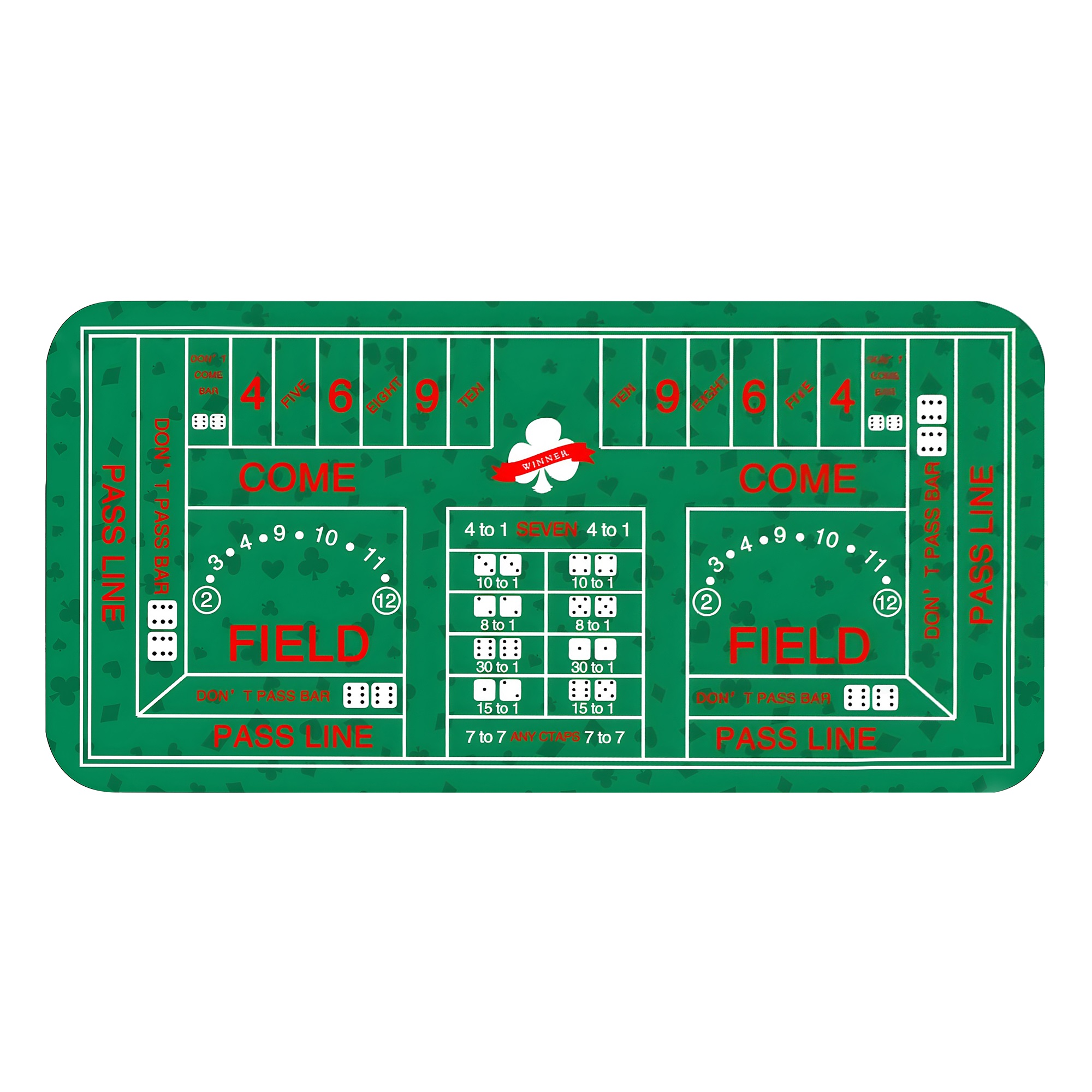 Party Games Entertainer - 120x60cm/180x90cm Special design dice game table