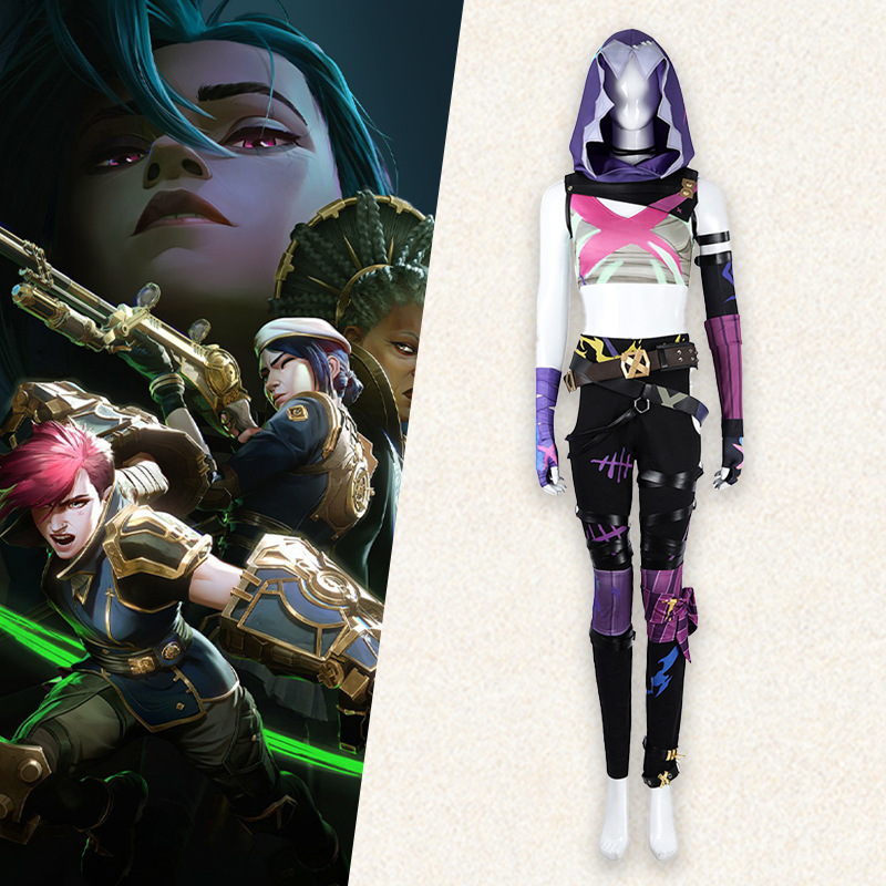 Party Games Mobile - Arcane Season 2 Jinx Cosplay Costume
