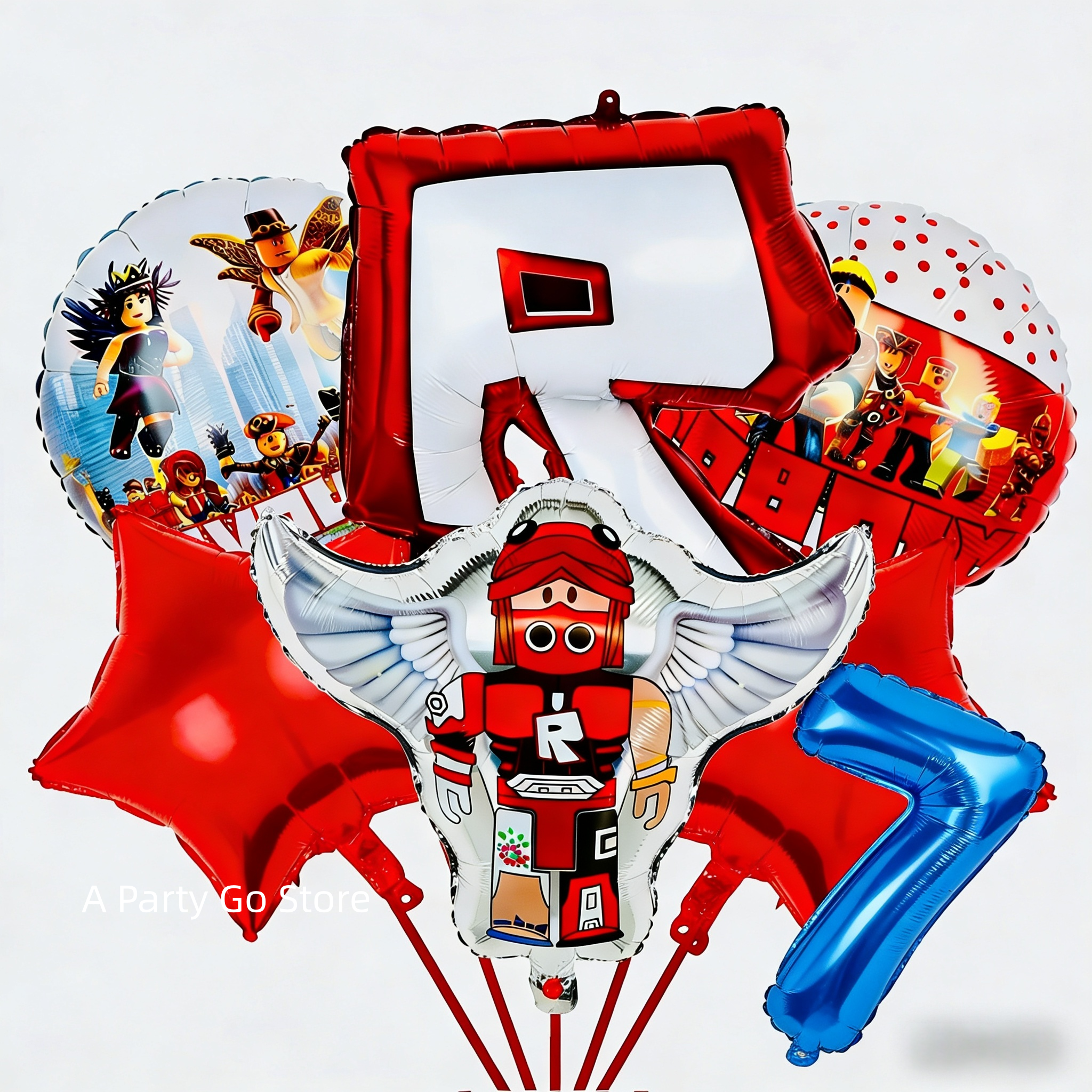 Roblox Themed Foil Balloons Se - Party Games In Roblox ulasan dan harga