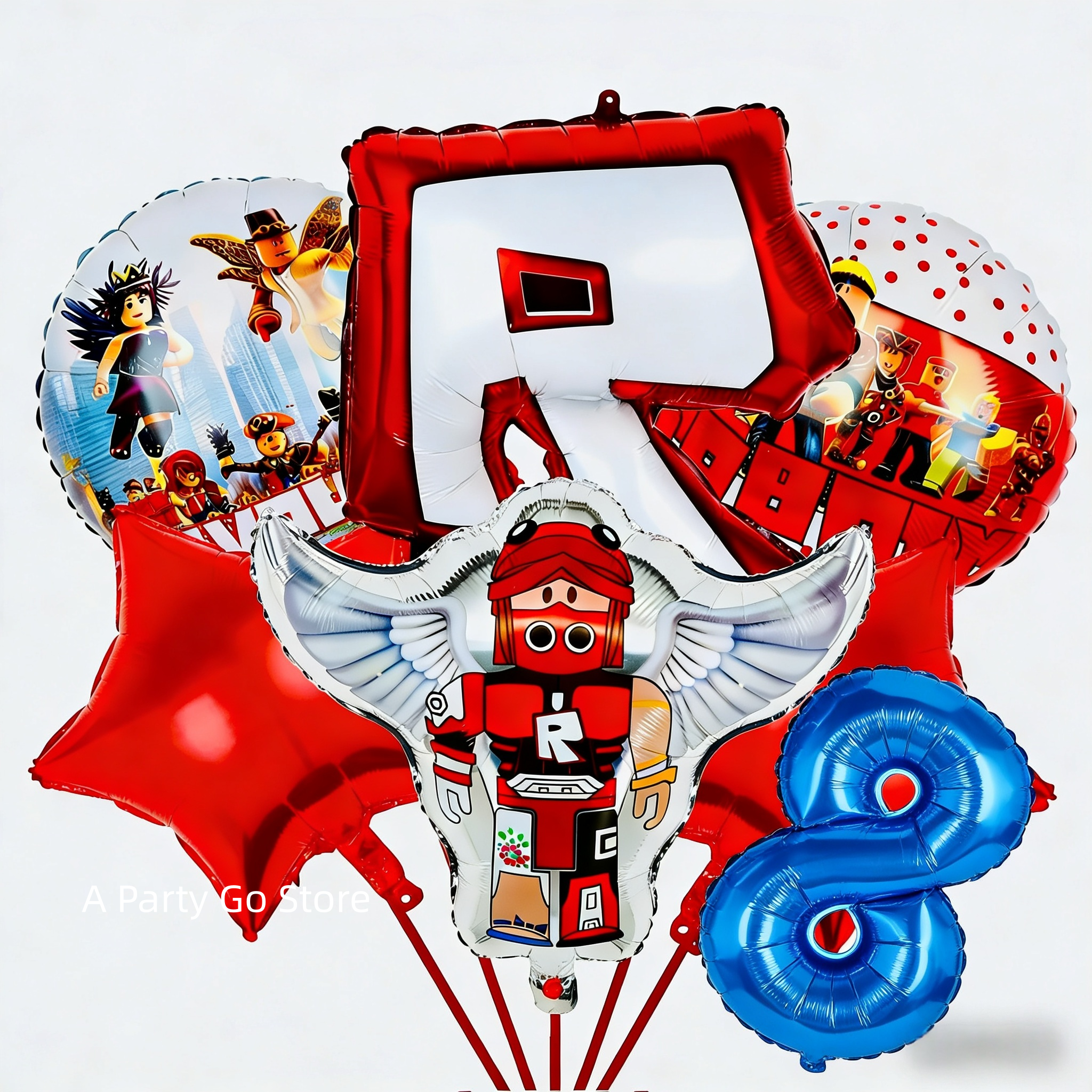 Roblox Themed Foil Balloons Se - Party Games In Roblox ulasan dan harga