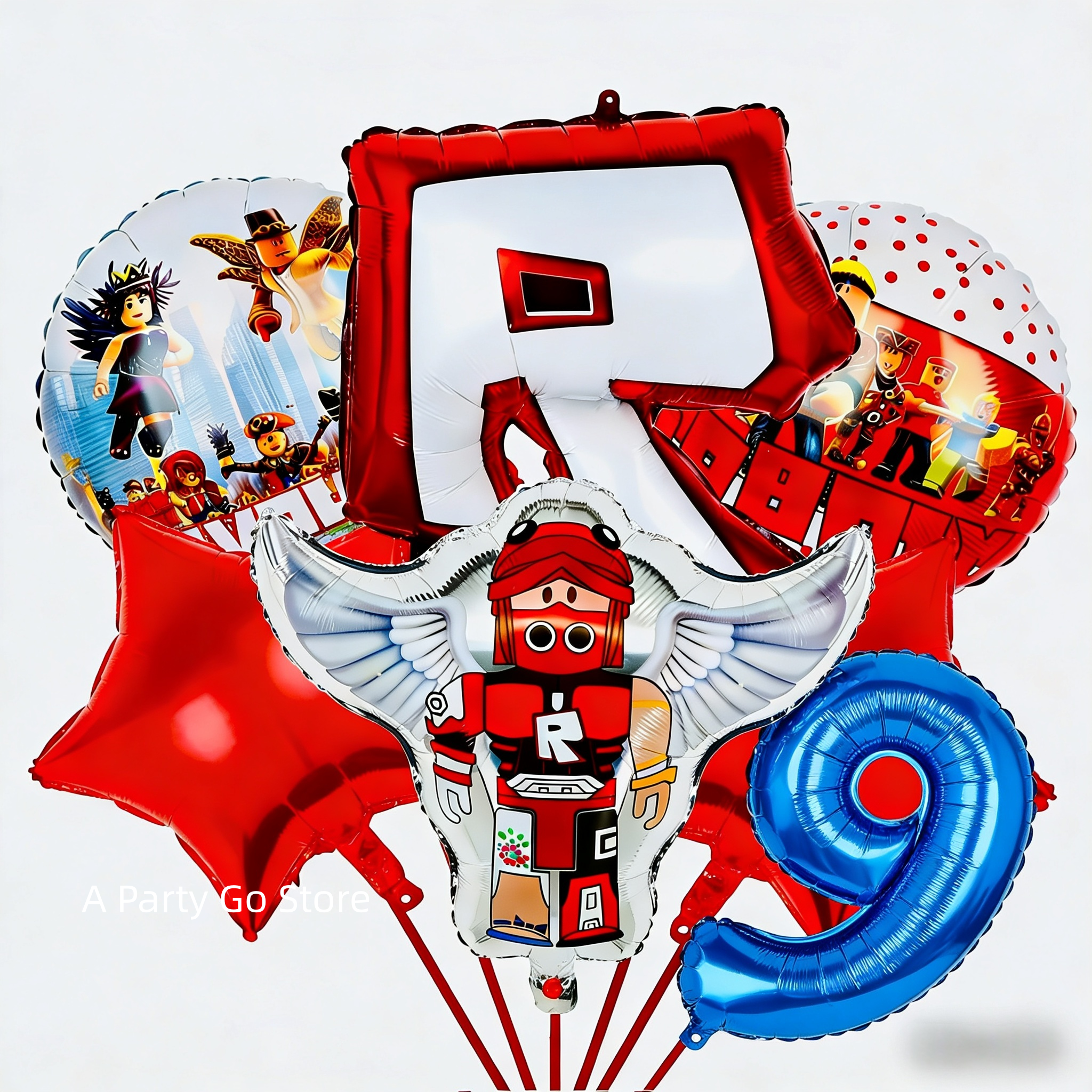 Roblox Themed Foil Balloons Se - Party Games In Roblox ulasan dan harga