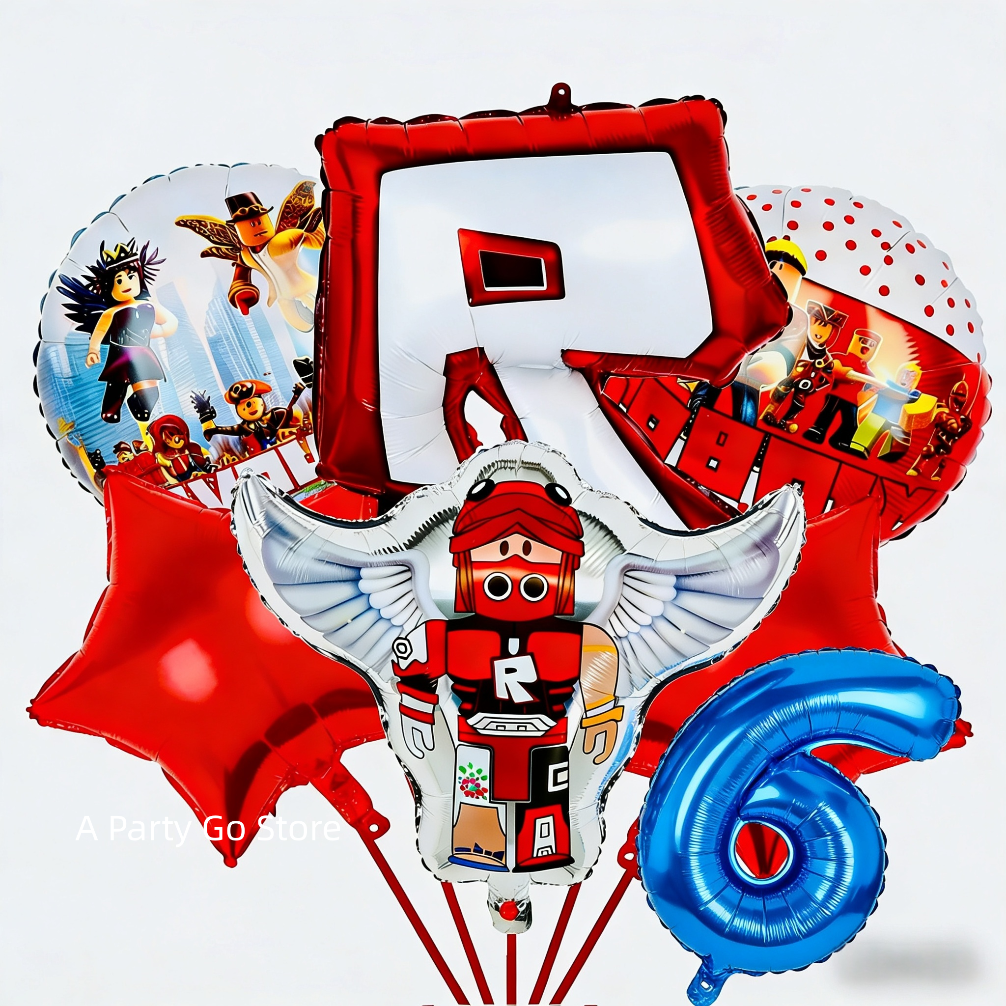 Roblox Themed Foil Balloons Se - Party Games In Roblox ulasan dan harga