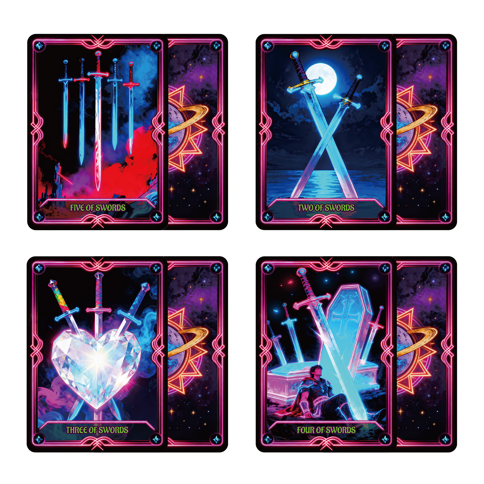 50PCS Neon Theme Tabletop Game - Party Games Classic ulasan dan harga