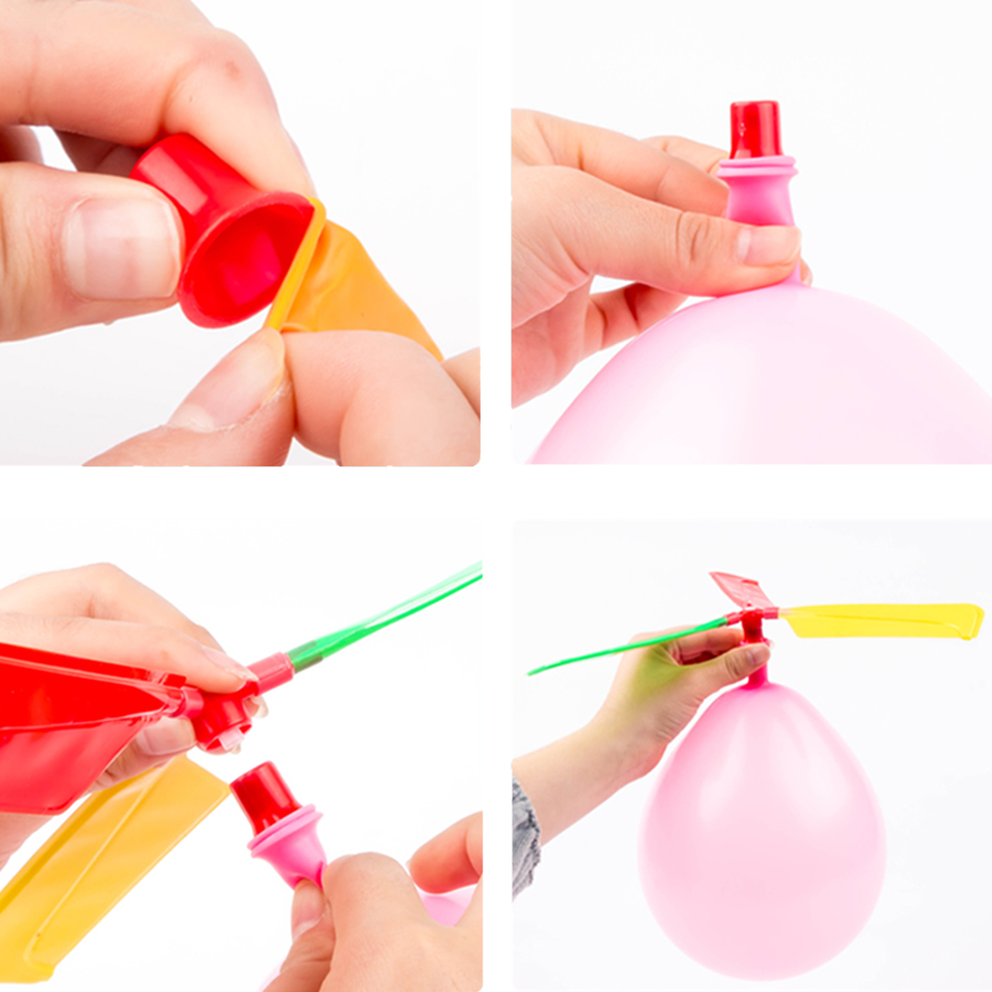 3/6/9sets Balloon Propeller He - Party Games Entertainer ulasan dan harga