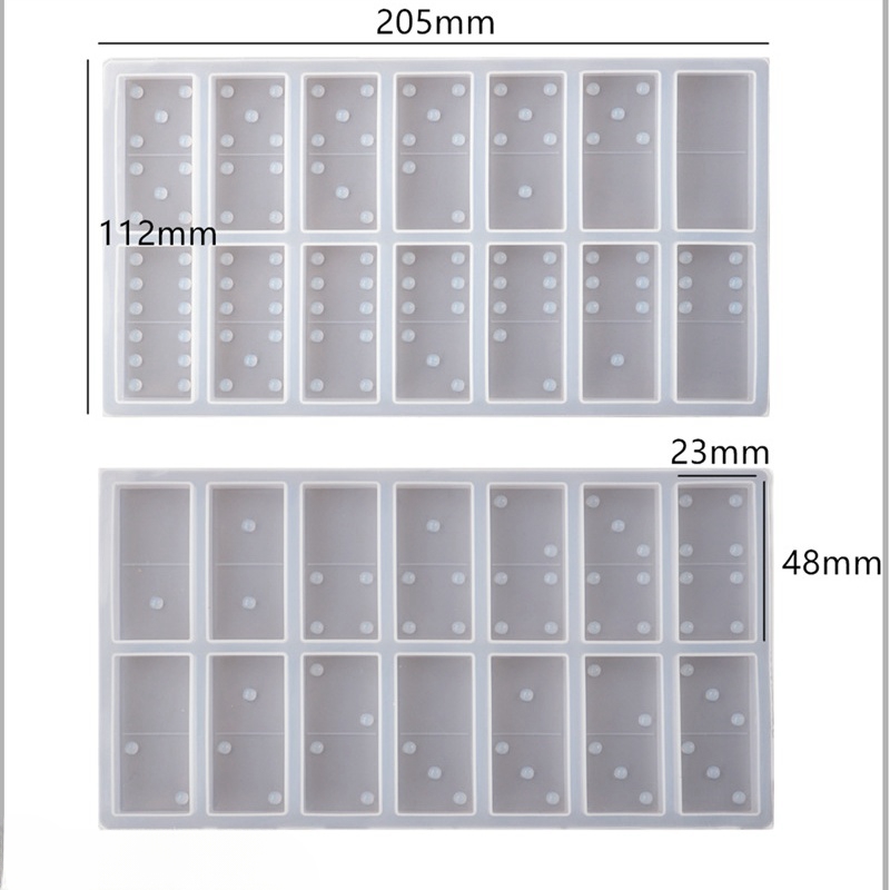 DIY Handmade Resin Domino Sili - Limbo Game Set ulasan dan harga