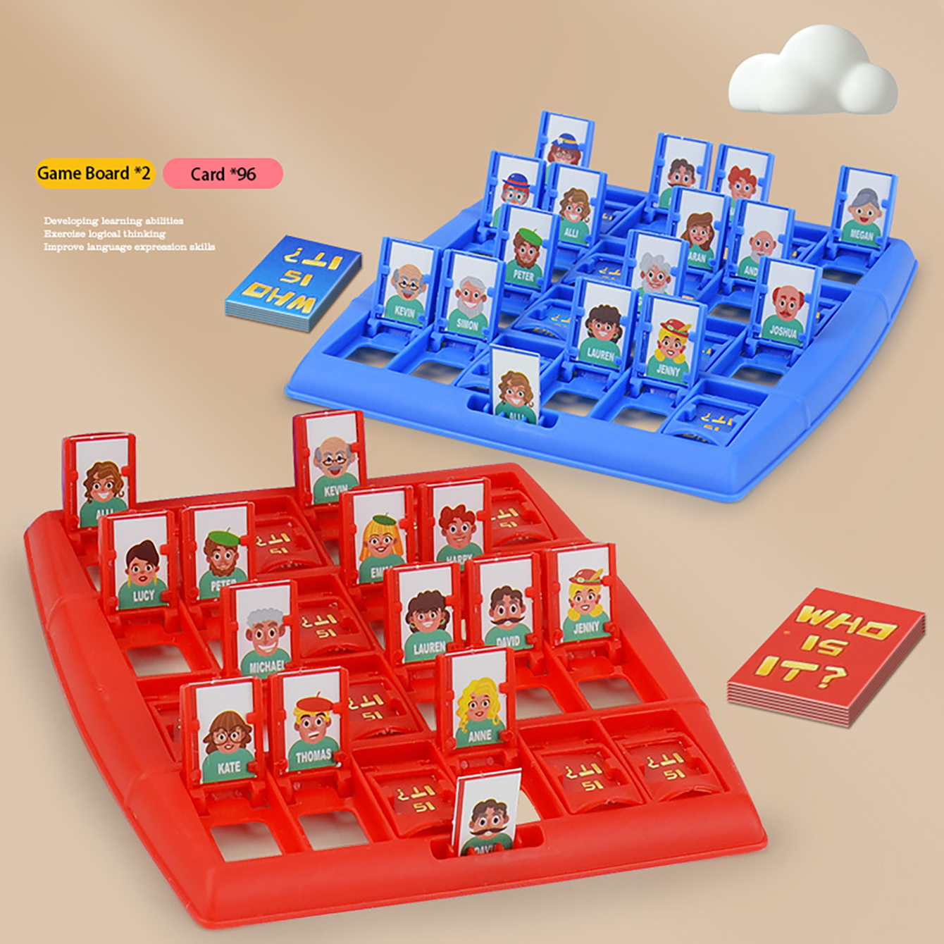 Family Guessing Board Game Who - Party Games Classic ulasan dan harga