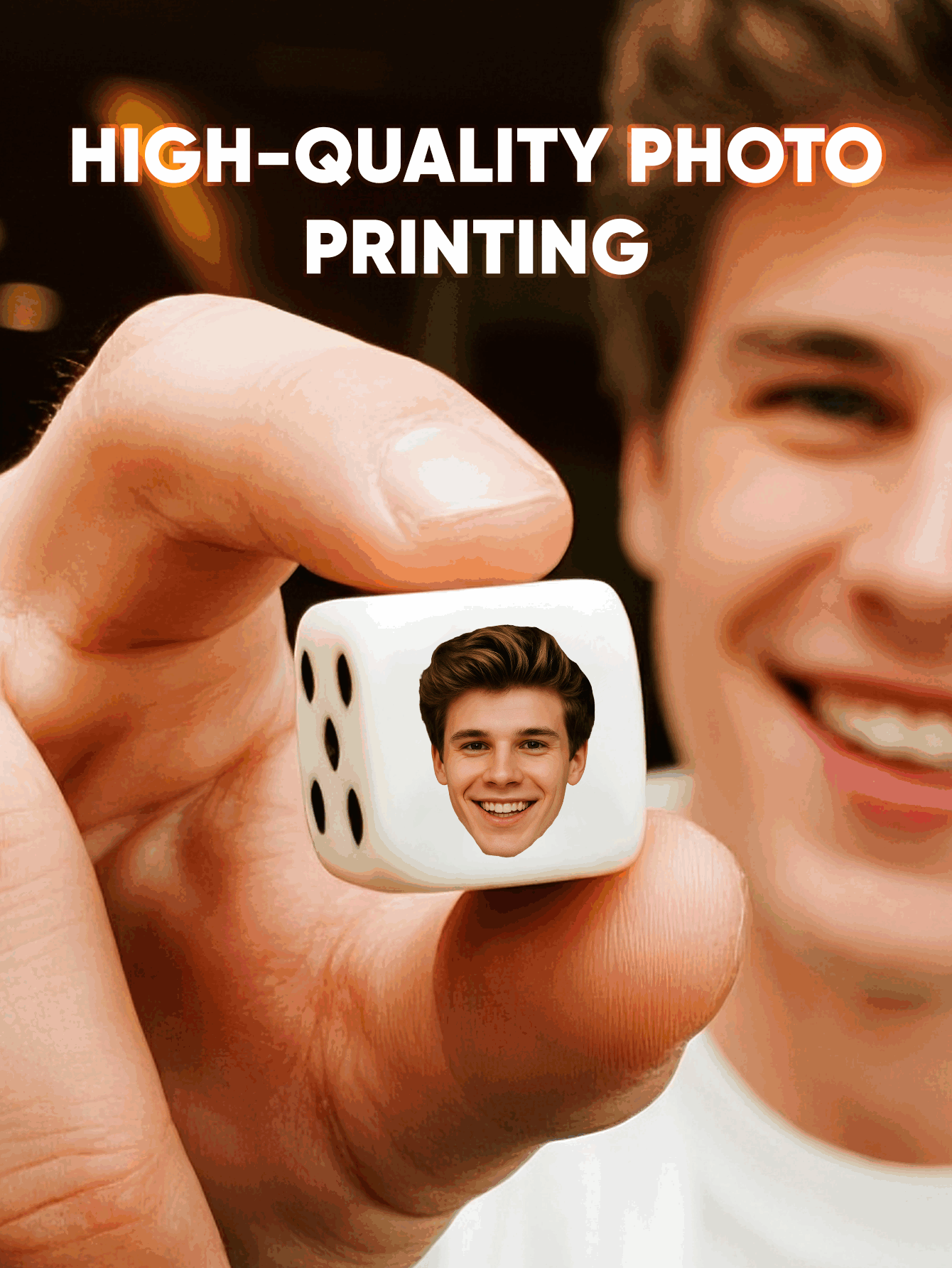Custom Face Dice Personalized  - Party Games Birthday ulasan dan harga