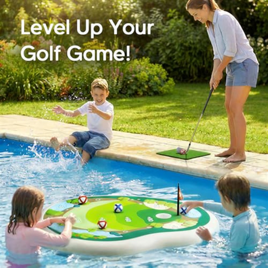 Inflatable Golf Pool Toys, Fun - Party Games Summer ulasan dan harga
