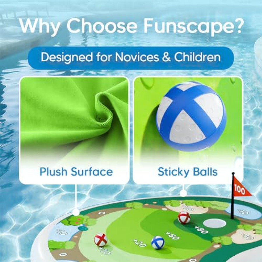 Inflatable Golf Pool Toys, Fun - Party Games Summer ulasan dan harga