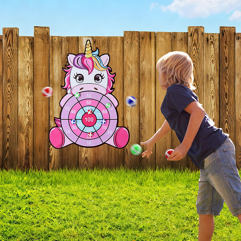 New Large Sticky Ball Dart Boa - Party Games Indoor For 6 12 Year Olds ulasan dan harga
