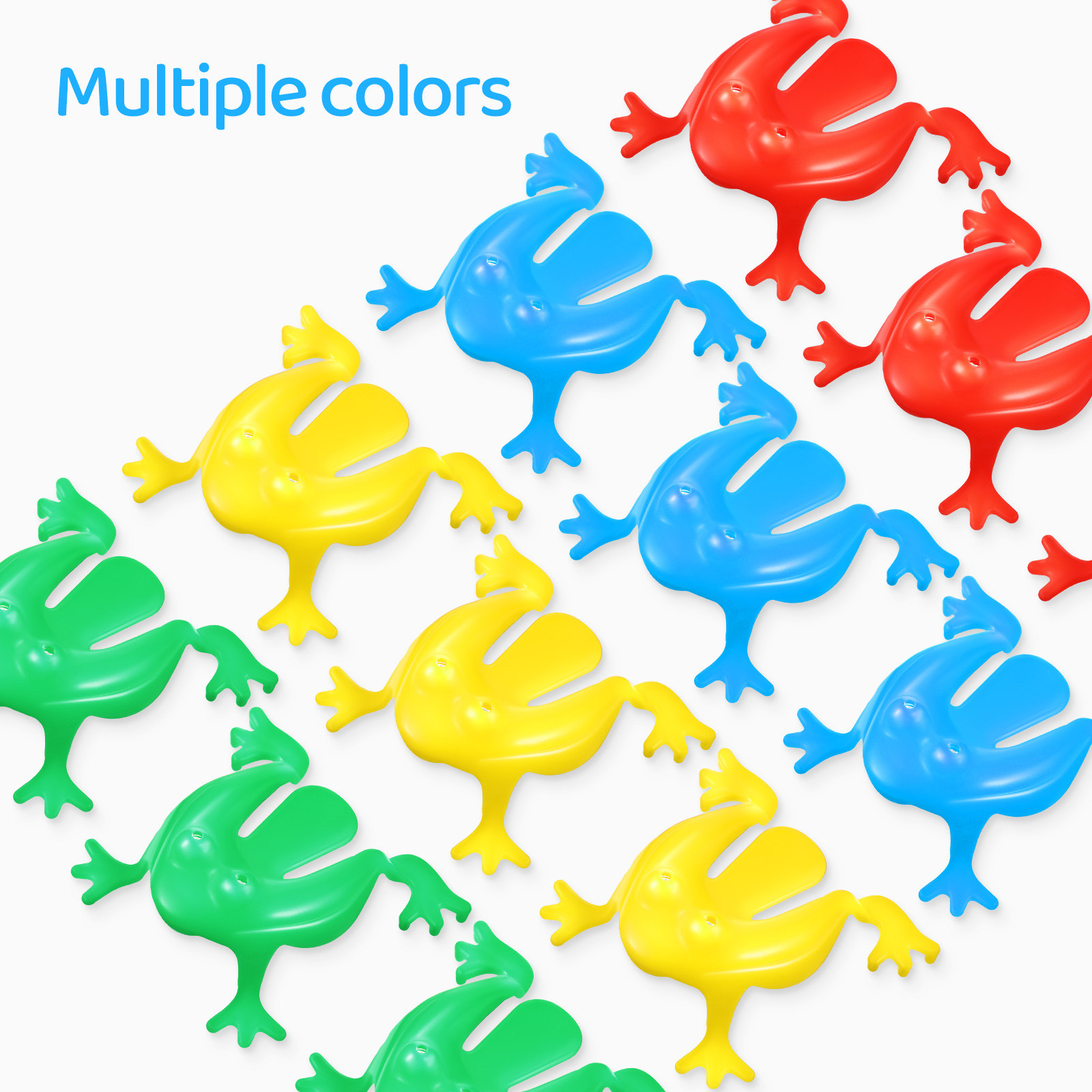 16Pcs Jumping Frogs Assorted C - Party Games Entertainer ulasan dan harga