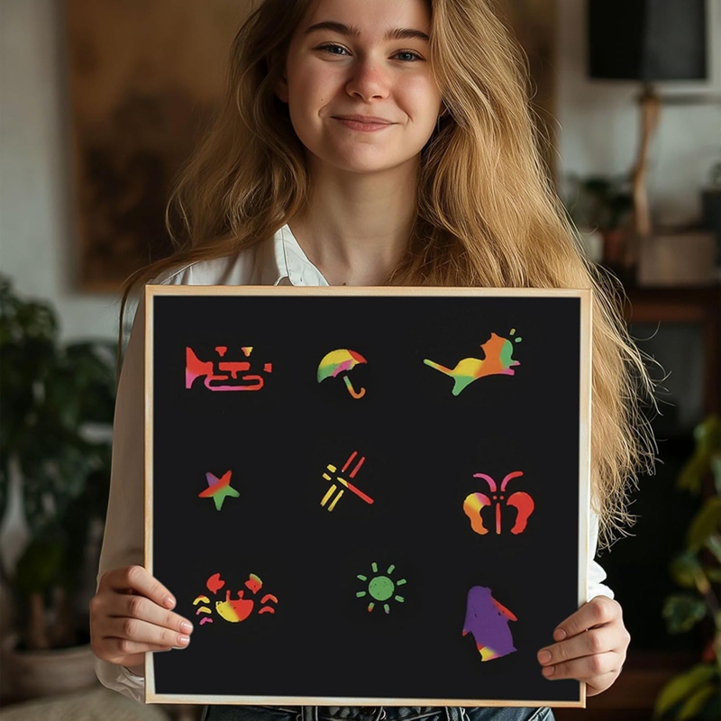 Scratch Paper Art Set, Black C - Party Games Birthday ulasan dan harga