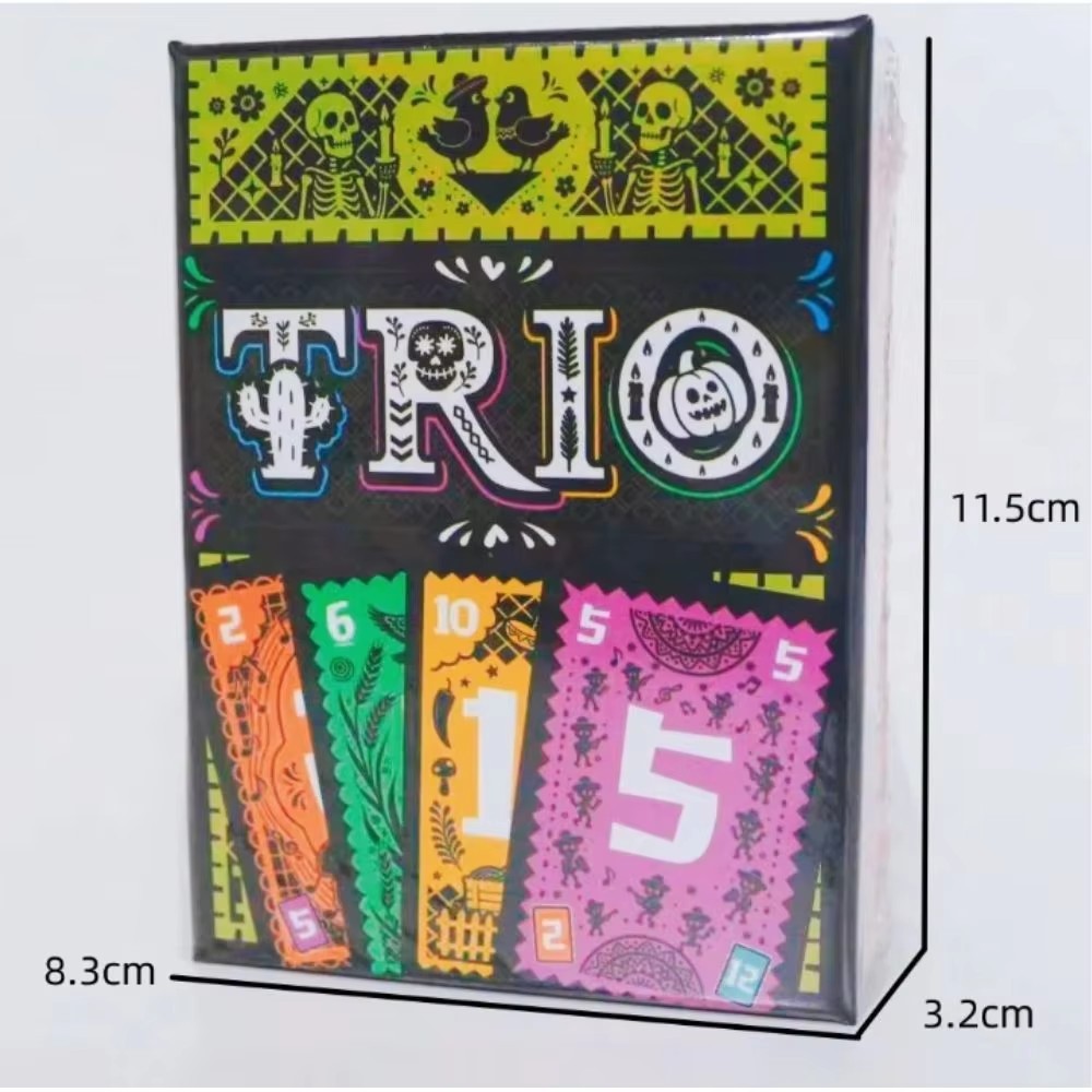 Strategic Card Board Game TRIO - Party Games Entertainer ulasan dan harga
