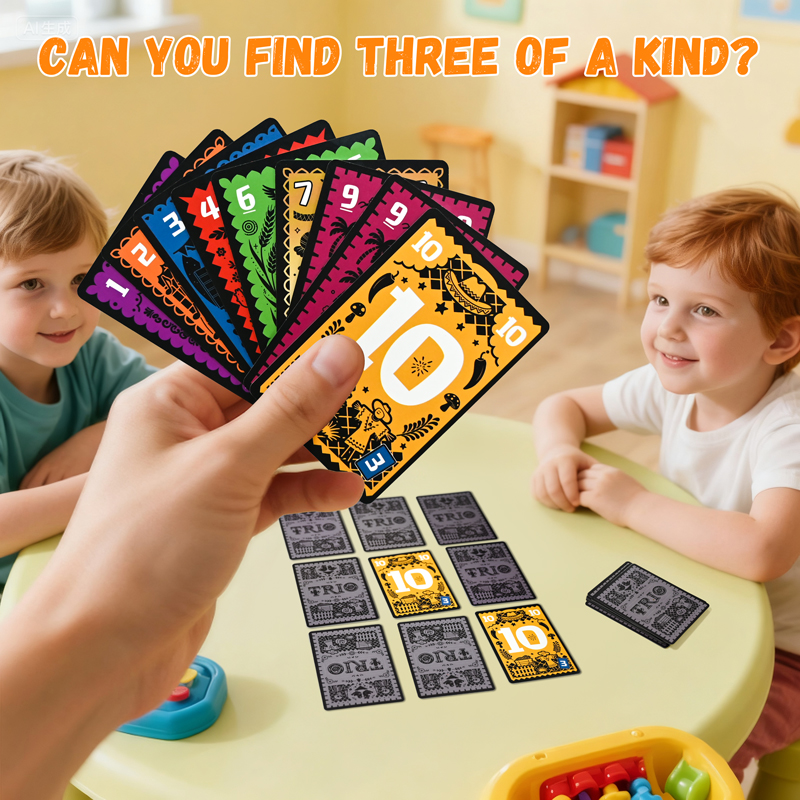 Strategic Card Board Game TRIO - Party Games Entertainer ulasan dan harga
