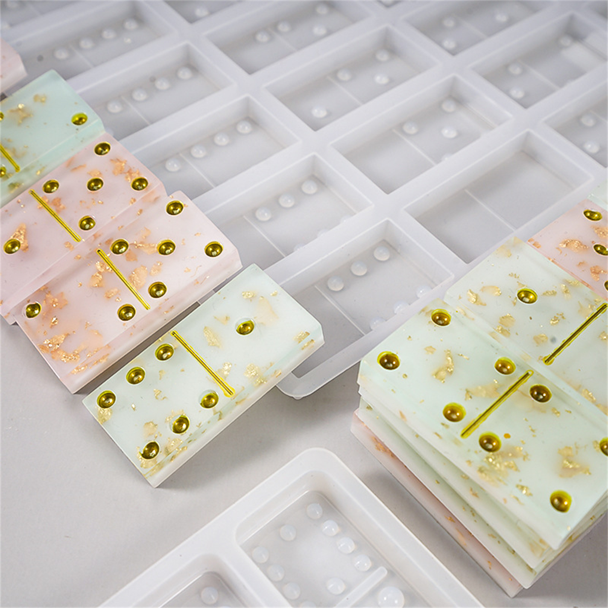 Silicone Domino Block Mold for - Limbo Game Set ulasan dan harga