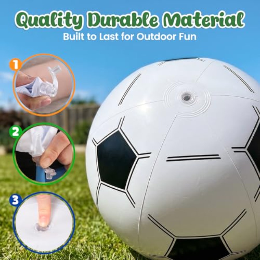 5PCS Inflatable Balls, 12 Inch - Party Games Summer ulasan dan harga