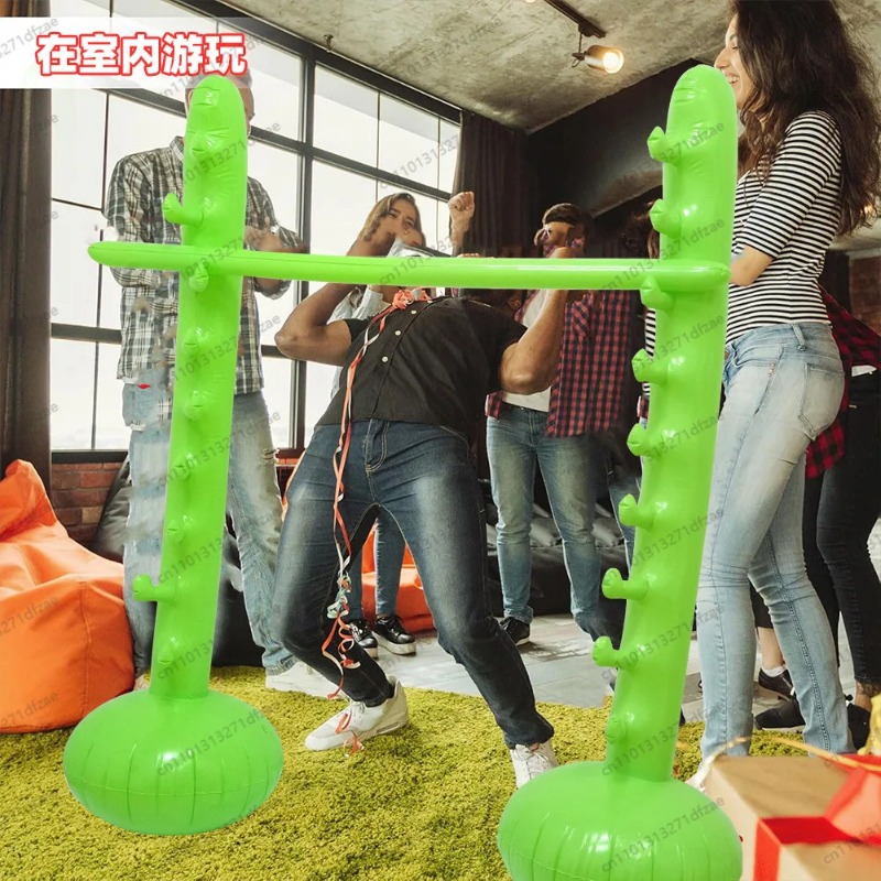 Portable Inflatable Limbo Set  - Limbo Game Set ulasan dan harga