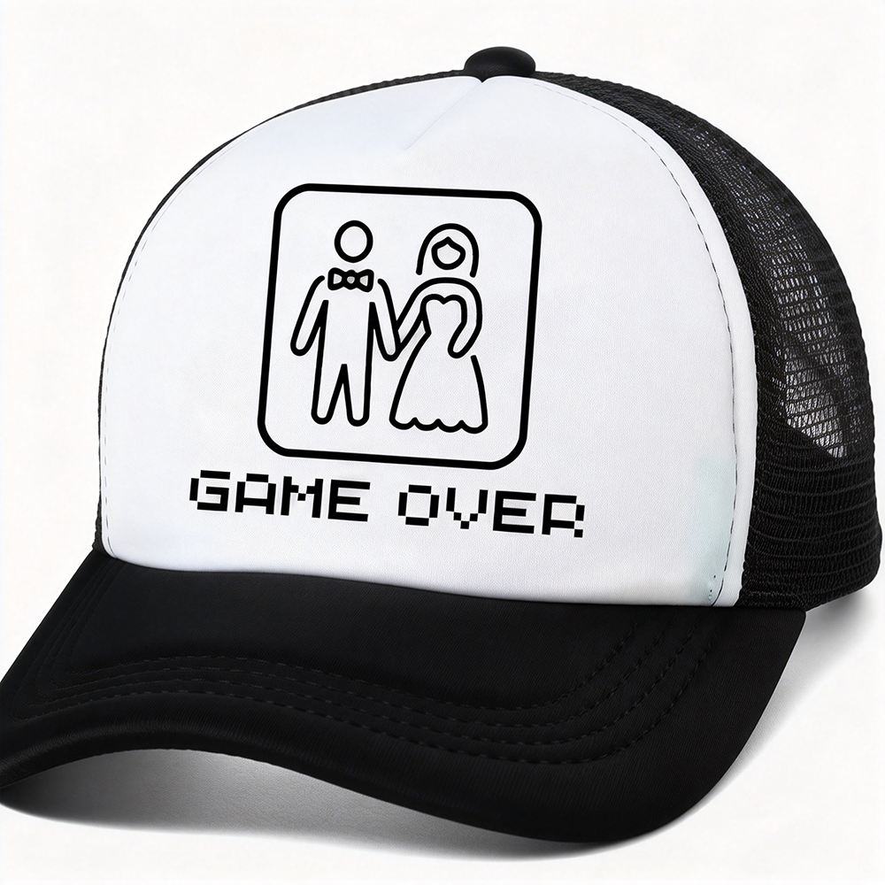 Groom To Be Sash Game Over Hat - Party Games Bachelorette ulasan dan harga