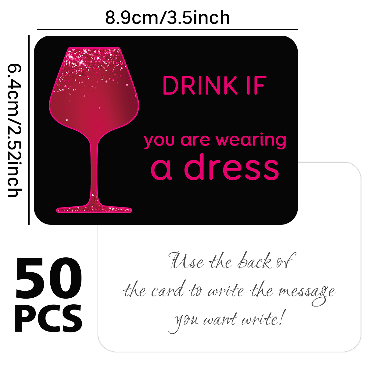 50pcs Bachelorette Party Drink - Party Games Bachelorette ulasan dan harga
