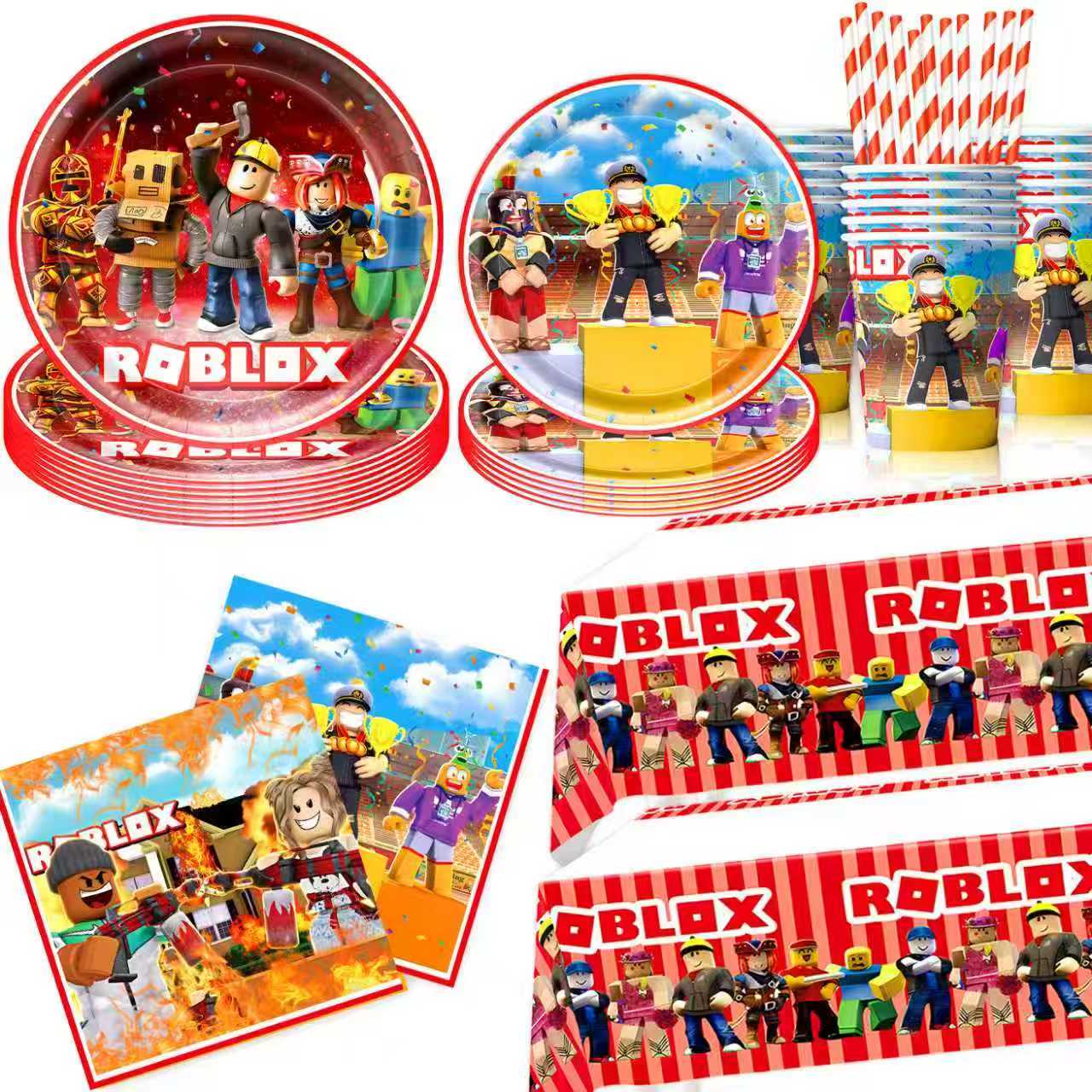 Roblox Birthday Party Decor Se - Party Games In Roblox ulasan dan harga