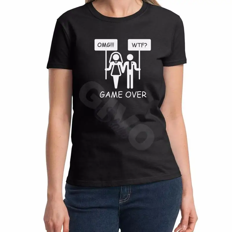 Ladies Game Over T Shirt Funny - Party Games Bachelorette ulasan dan harga