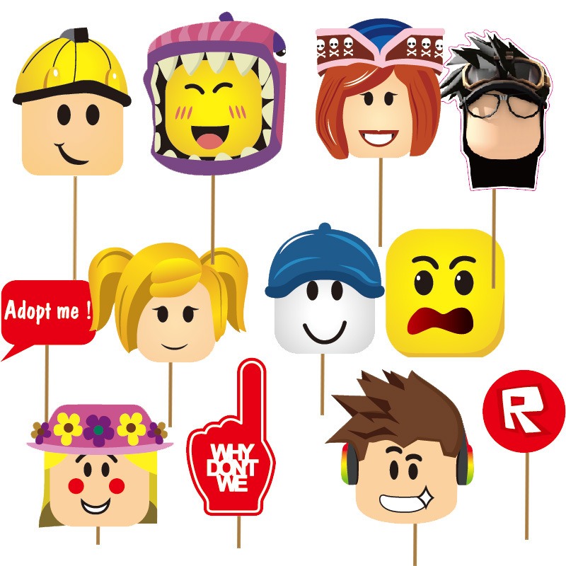 12pcs Roblox Game Themed Party - Party Games In Roblox ulasan dan harga