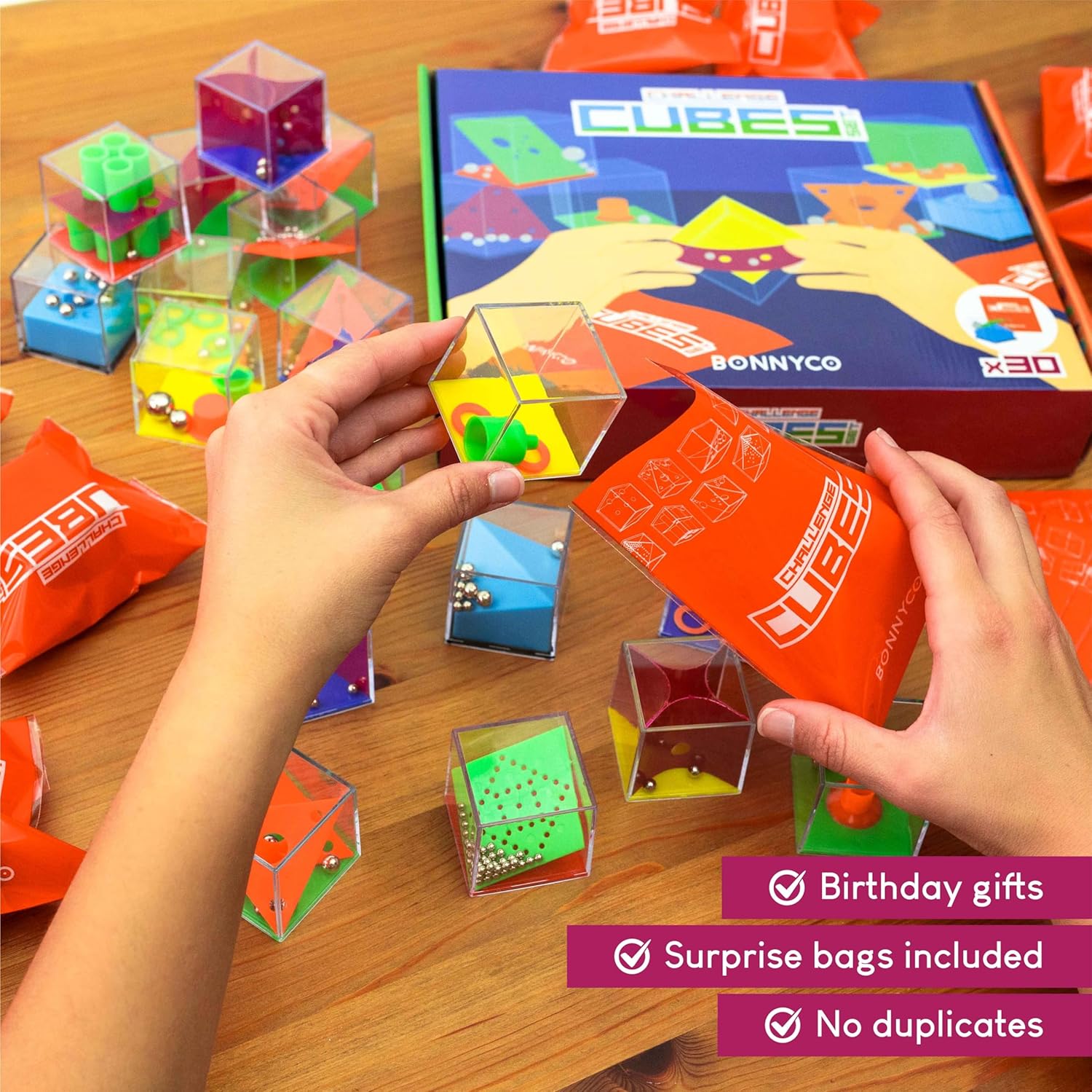 Brain Teaser Puzzles Cubes Pac - Party Games Birthday ulasan dan harga