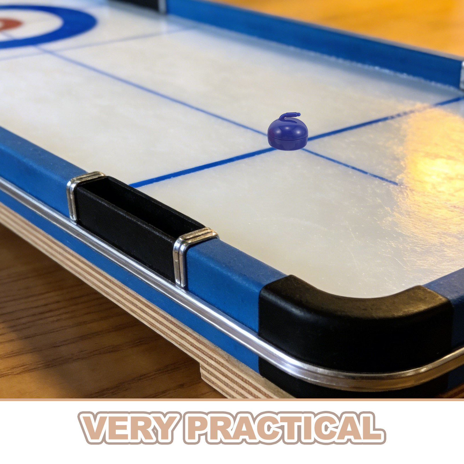8Pcs Tabletop Curling Pucks Mi - Party Games Entertainer ulasan dan harga