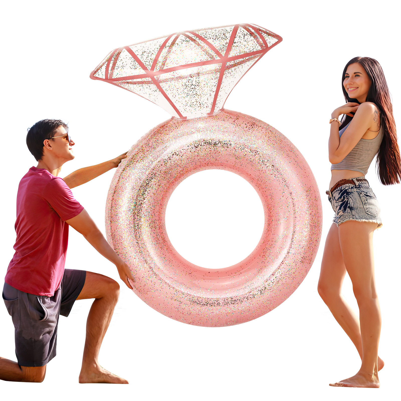 HeySplash Pool Floats Inflatab - Party Games Bachelorette ulasan dan harga