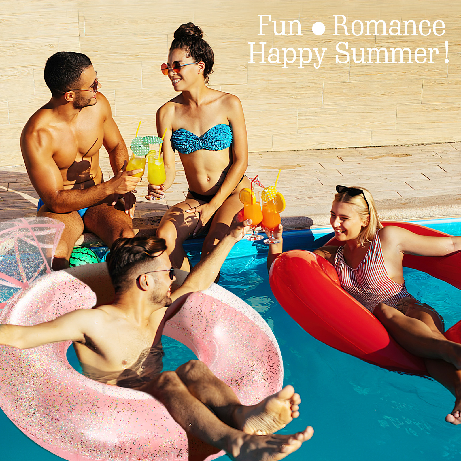 HeySplash Pool Floats Inflatab - Party Games Bachelorette ulasan dan harga