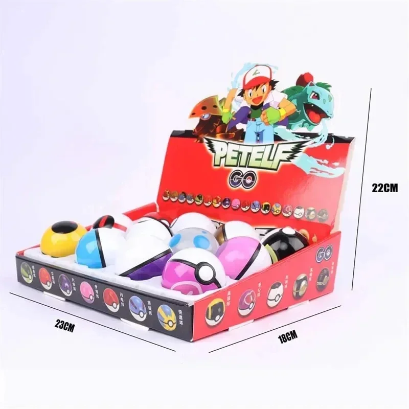 12Pcs Pokemon Figure Pokeball  - Party Games Birthday ulasan dan harga