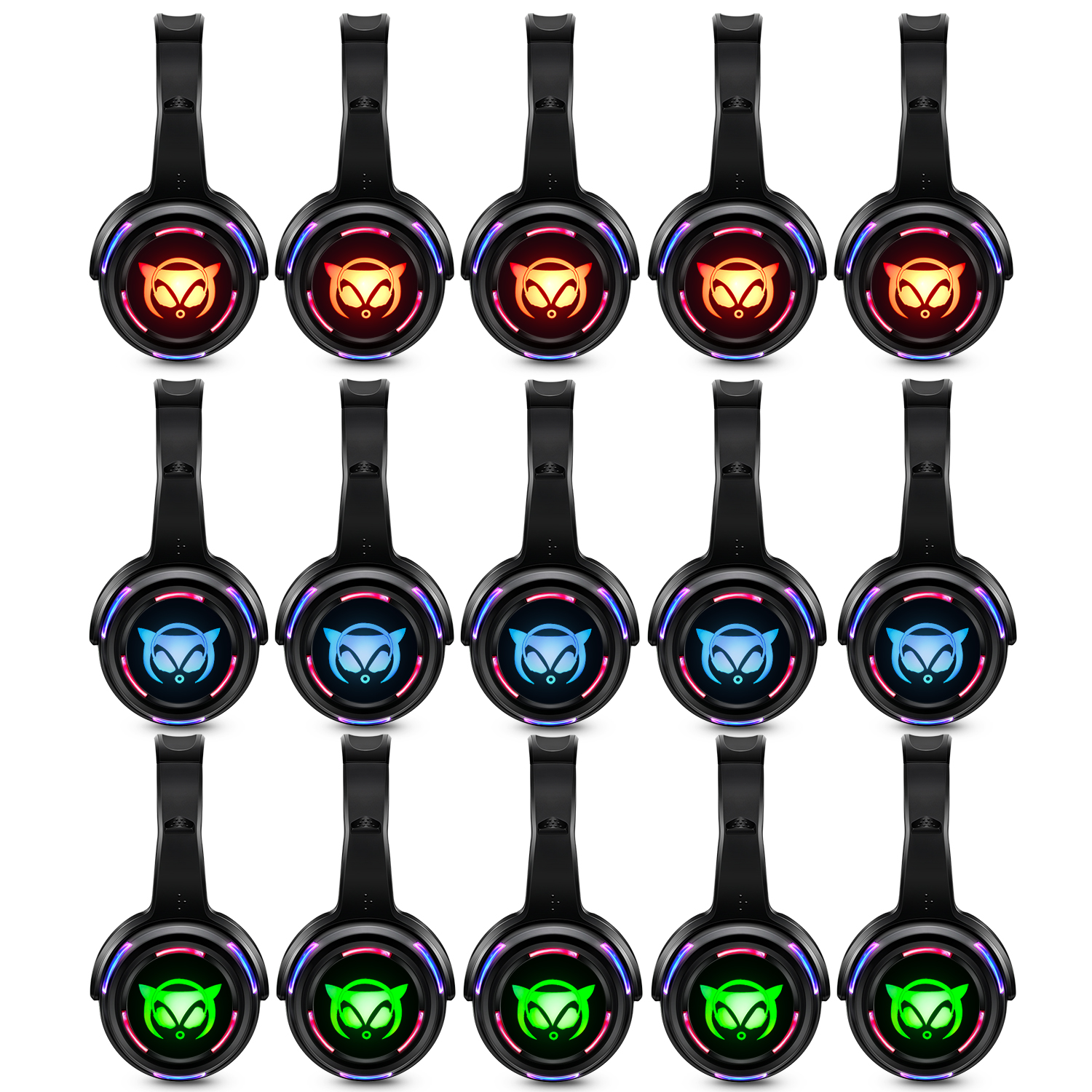 Silent Disco Headphones LED Wi - Party Games Mobile ulasan dan harga
