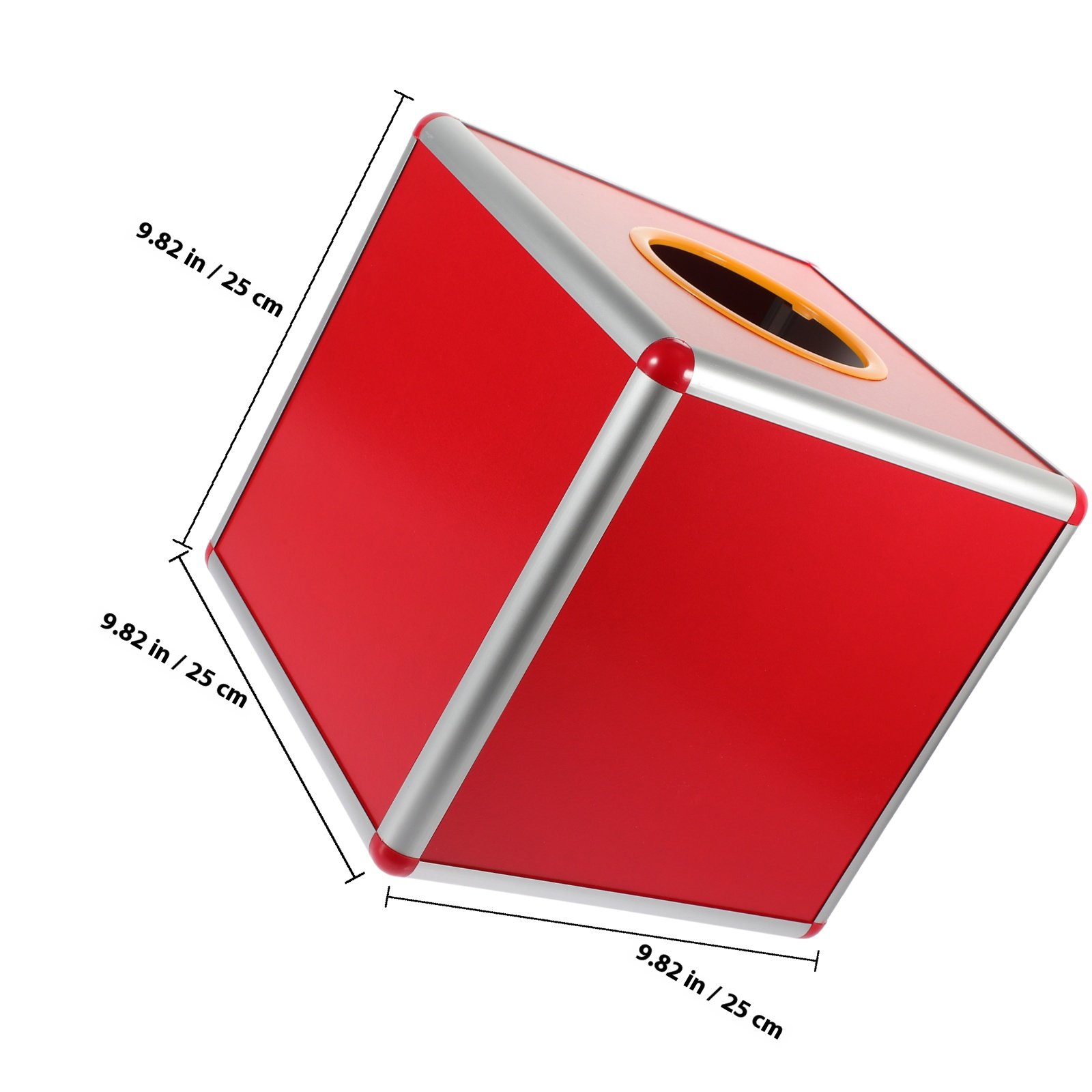 Red Opaque Lottery Box 25cm Mu - Party Games Company ulasan dan harga