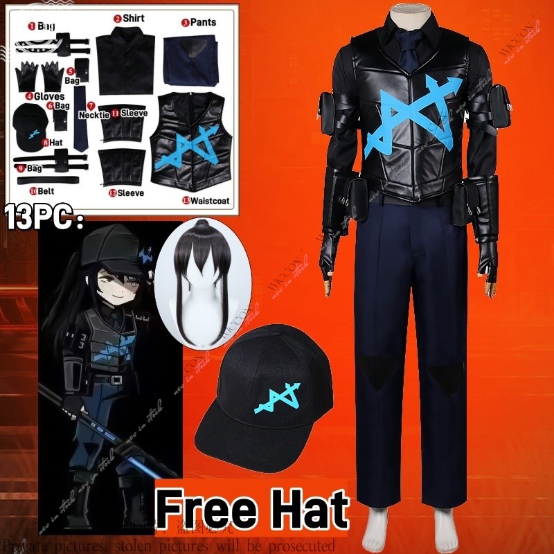 Hong Lu Cosplay Costume Wig Li - Party Games Company ulasan dan harga